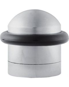 Carlisle Brass Floor Mounted Door Stop Satin Chrome  DSF5020SC