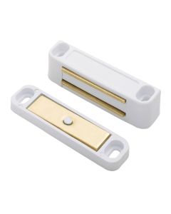 Carlisle Brass Small Magnetic Catch In White (Pair) FTD835ANWH