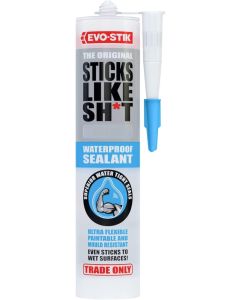 Bostik Sticks Like Sh*t Waterproof Sealant 290ml White 30613624