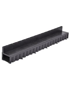Aco Hex Drain Brick Slot 1000mm Including Black Plastic Slotted Grating 319561