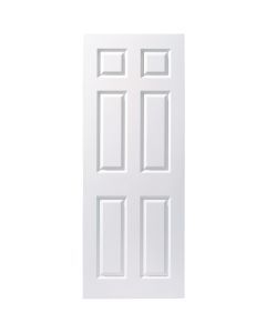 Premdor 6 Panel Textured Door 2`3 x 6`6 (686mm x 1981mm x 35mm) Hollow Core 12416