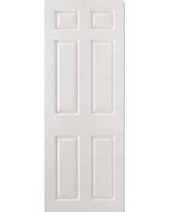 Premdor 6 Panel Smooth Door 2`9 x 6`6 (838mm x 1981mm x 35mm) Hollow Core 13514
