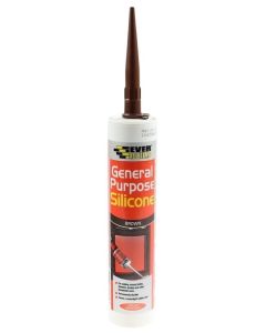Everbuild General Purpose Silicone Brown EVBGPSBR