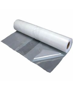 Clear Polythene Sheeting 500 Gauge (125mu) Clear 4m x 25m