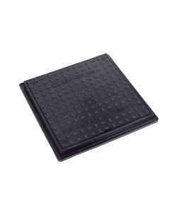 Clark Drain 438mm x 438mm x 35mm Lockable Shallow Inspection Cover Solid CD300