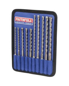 *Clearance* Faithfull SDS Plus Drill Bit Set FAISDSSET10