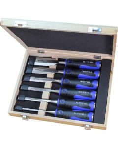 *Clearance* Faithfull 6 Piece Soft Grip Chisel Set FAI WCSGS6WB