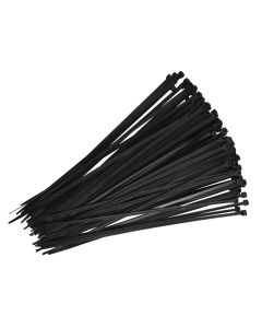 Faithfull Cable Ties Black 200mm x 3.6mm (Pack of 100) FAICT200B
