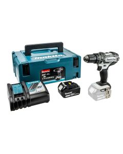 Makita 18v Lithium-Ion Combi Drill c/w 1x 5ah Battery & Charger DHP482T1JW