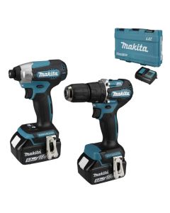 Makita 18v Drill Twin Pack 2 x 5.0amp Batteries DLX2414ST