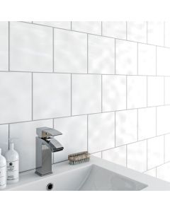 *Clearance* Bumpy White Tiles 250mm x 200mm (Pack of 20)