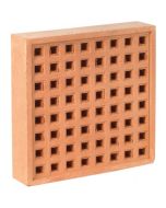 Redbank Air Brick Smooth Red 215mm x 215mm 352