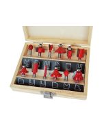 Faithfull  1/4" TCT Router Bit Set 12 Piece FAIRBS12