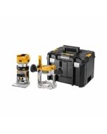 Dewalt 18v Brushless Router 6mm (1/4") With Fixed and Plunge Base (All accessories + Case) DCW604NT